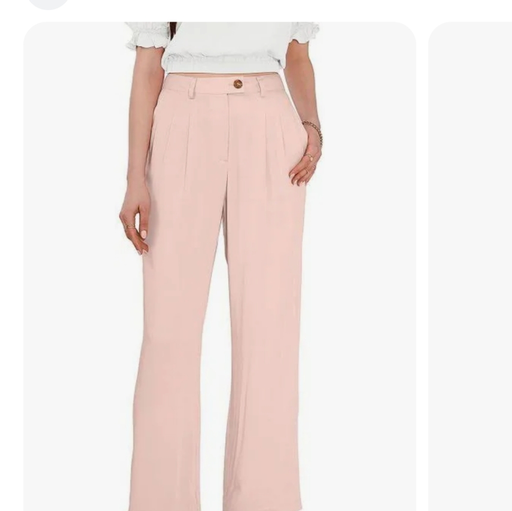 Elegant Pink Women's Pants 2